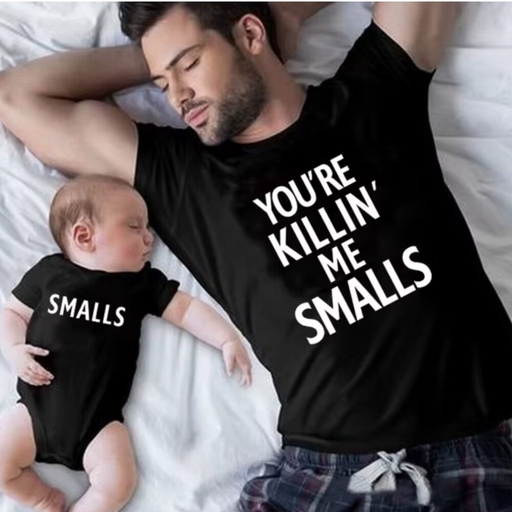 Father’s Day Matching Dad & Baby T-Shirt Set | Funny Gift